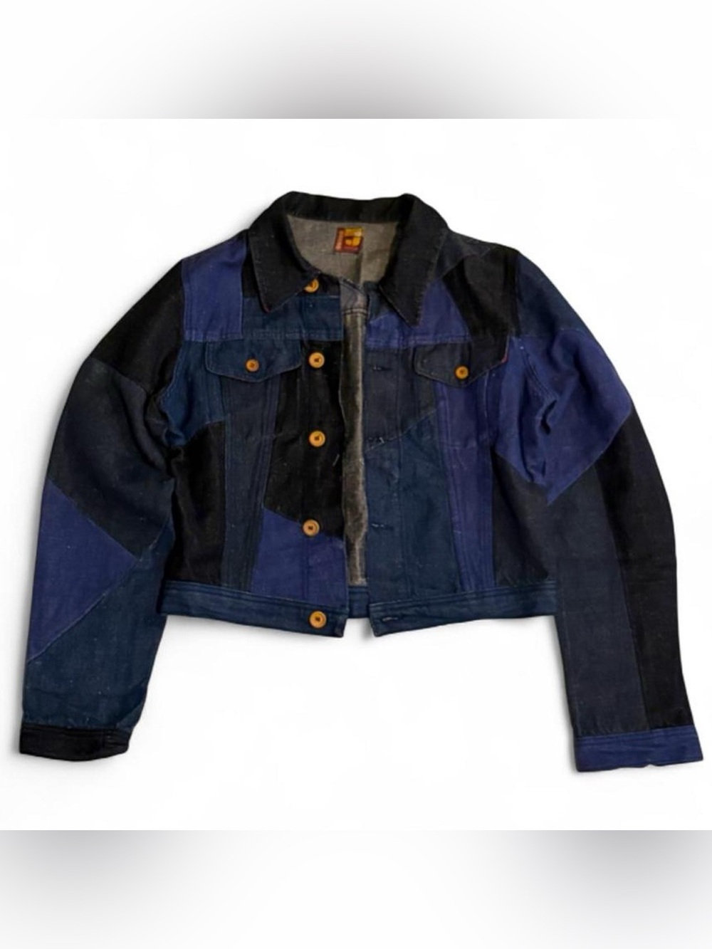90’s vintage JNCO patchwork jean jacket